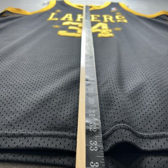 Vintage Shaquille ONeal Jersey Mens 3XL Los Angeles Lakers Black Nike 34 Shaq - Picture 6 of 10